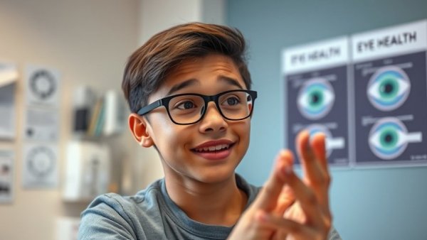 Eye health discussion on dry eyes and blurry vision.