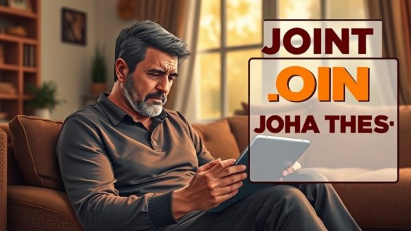 Man experiencing joint pain in cozy room with joint pain remedies tips.