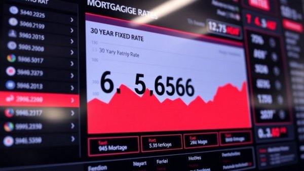 Mortgage rates chart shows rates near three-month highs.