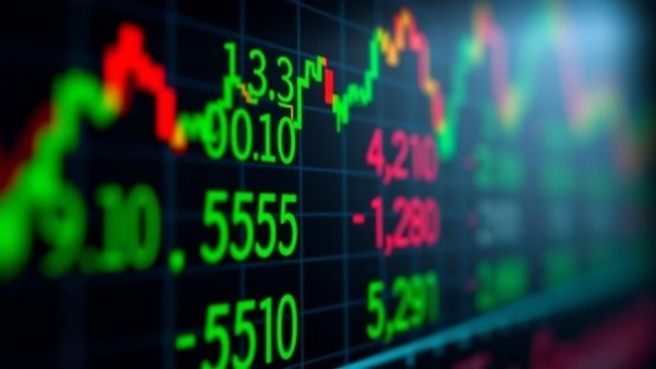 Mortgage rates improve after Fed announcement reflected in digital index display.