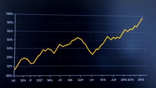 Line graph of UK economy contracts, depicting GDP changes.