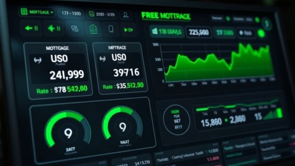 Dashboard showing current mortgage rates and trends.