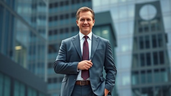 Panacea Biotec headshot with corporate building background.