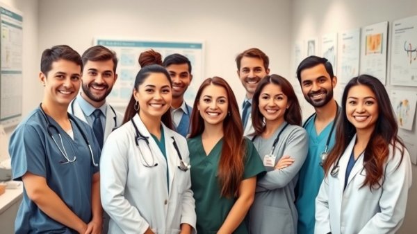 Healthcare professionals conveying trust in health information.