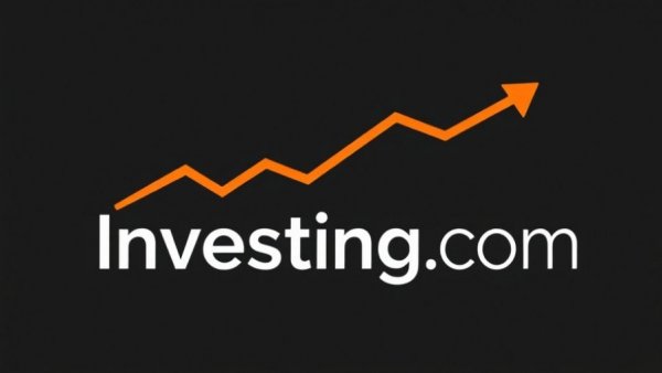 Investing.com logo with trend line
