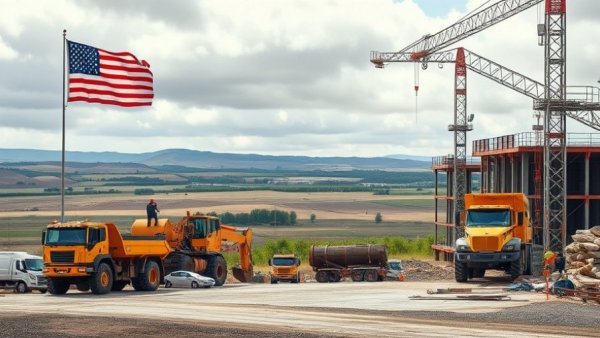 Construction site indicating Oracle funding talks data center development.
