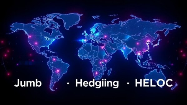 Futuristic map displaying AI in mortgage marketing concepts.