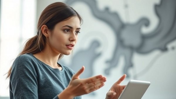 Young woman explains how busyness affects your nervous system, clarity and focus.