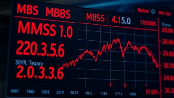 Mortgage-backed securities holiday trading market update display.