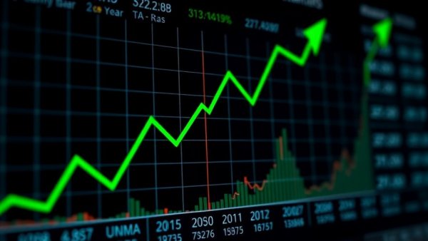 Financial market update graph showing impact of 7-Year Treasury Auctions.
