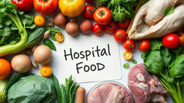 Bhopal hospital food quality showcased with fresh ingredients.
