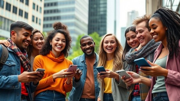 Guess celebrity smiles outdoor game with cheerful group.