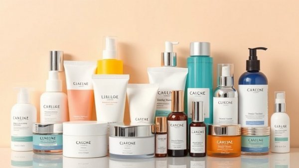 Assorted products from January Allure Beauty Box display.