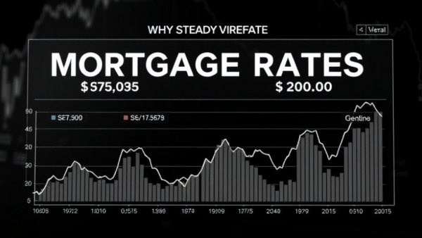 Mortgage rates stability in 2025, graphical data display.