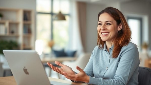 Smiling woman offering home buying advice for 2026.
