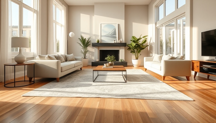 Elegant living room with area rug in cozy home setting.