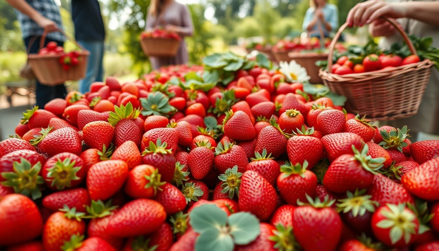 Baskets of ripe strawberries outdoors amidst Strawberry Days cancellation news.