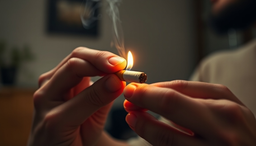 Ohio marijuana law revisions context with hands lighting cigarette