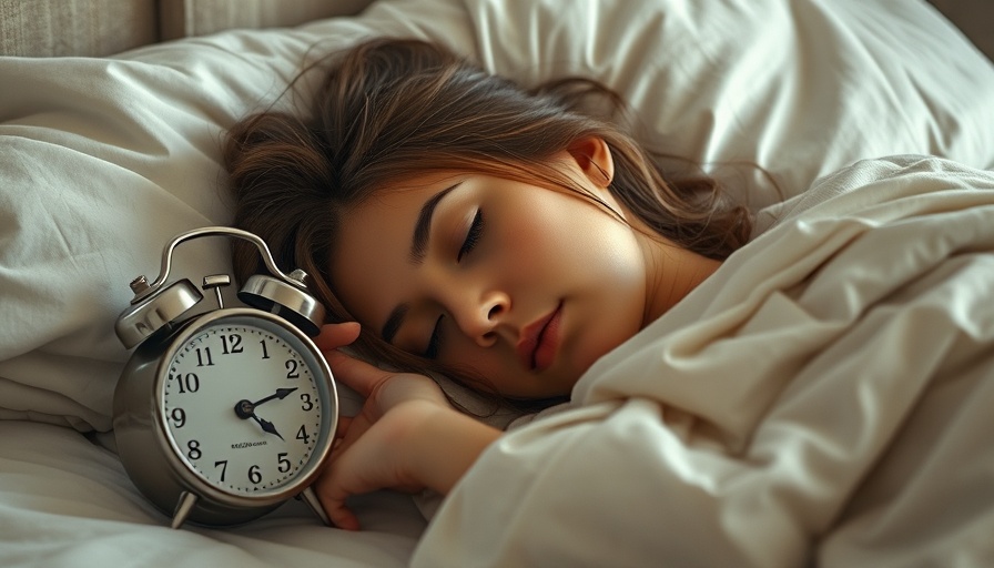 Relaxed woman sleeping with eye mask, highlighting sleep impacts mental health.