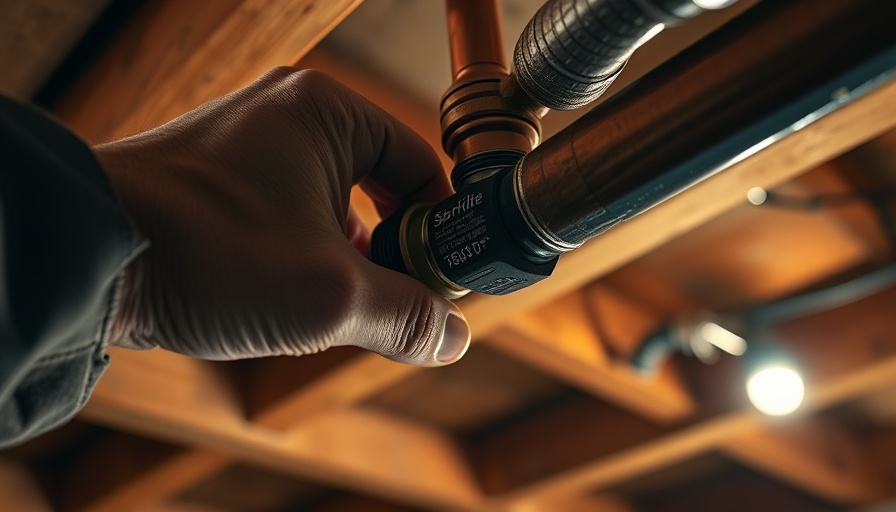 Easy SharkBite connections: Installing fitting on a copper pipe.