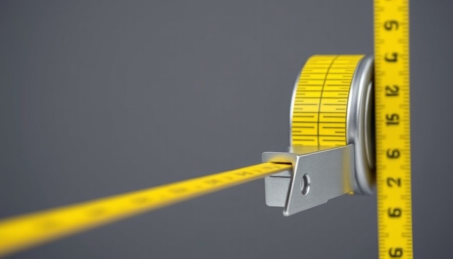 Close-up of measuring tape highlighting length features.