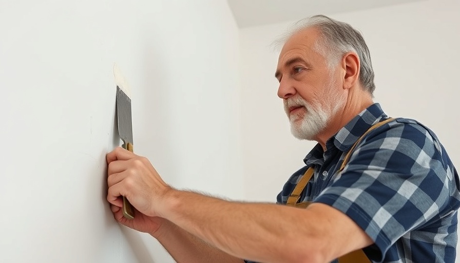 Expert demonstrating drywall finishing to avoid ridges.