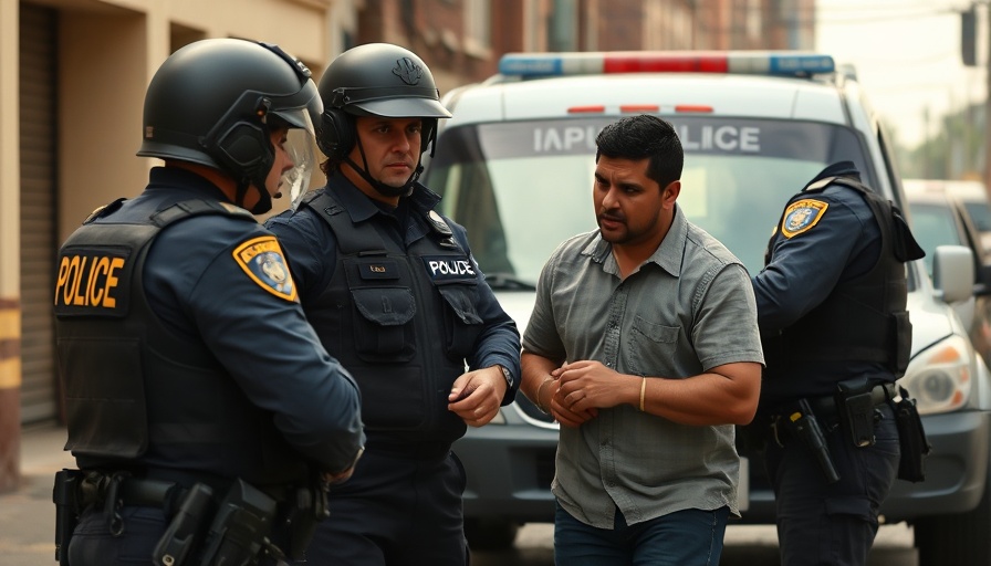 Law enforcement action during immigration enforcement operation.