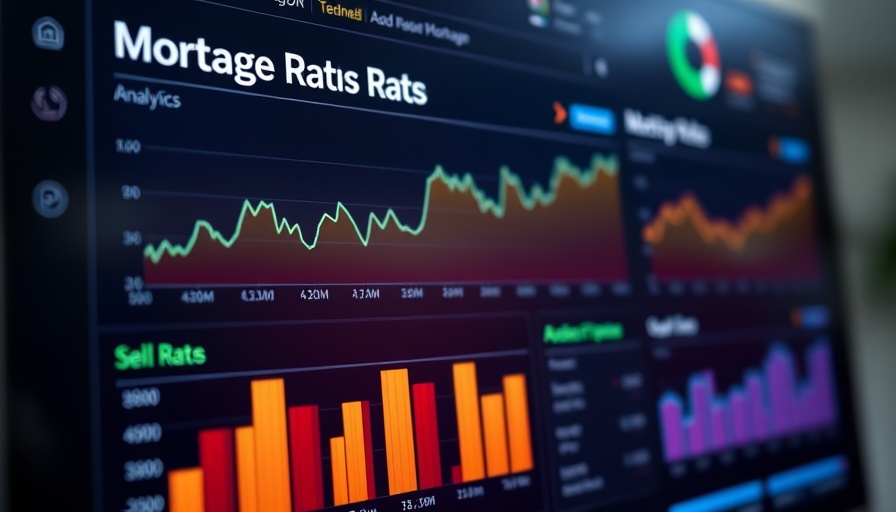 Informative dashboard showing Mortgage Rate Trends with analytics.