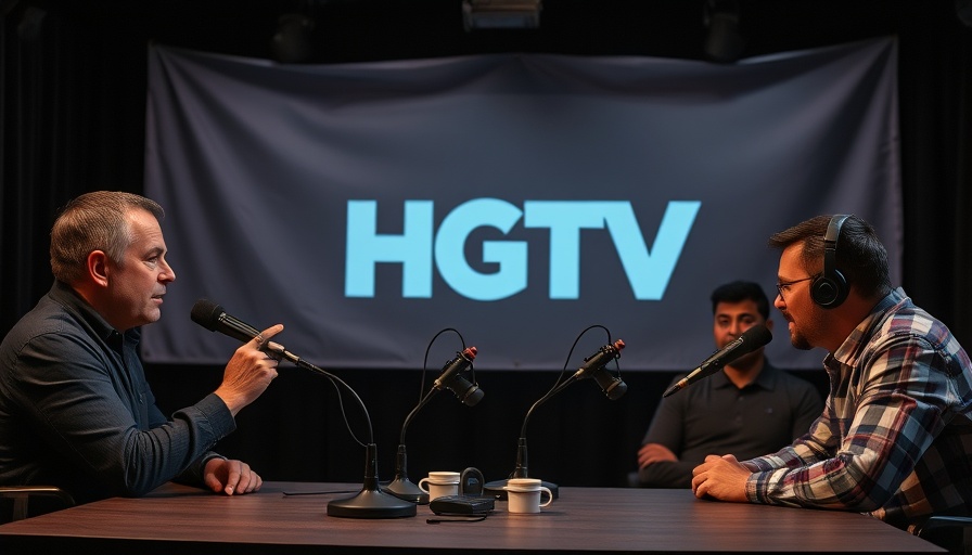 Podcast panel discussing HGTV show authenticity.
