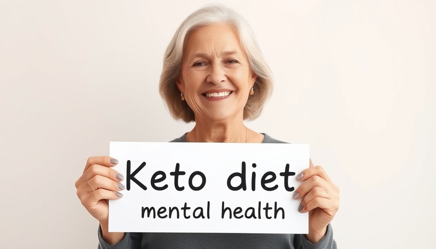 Middle-aged woman smiling about keto diet benefits for mental health.