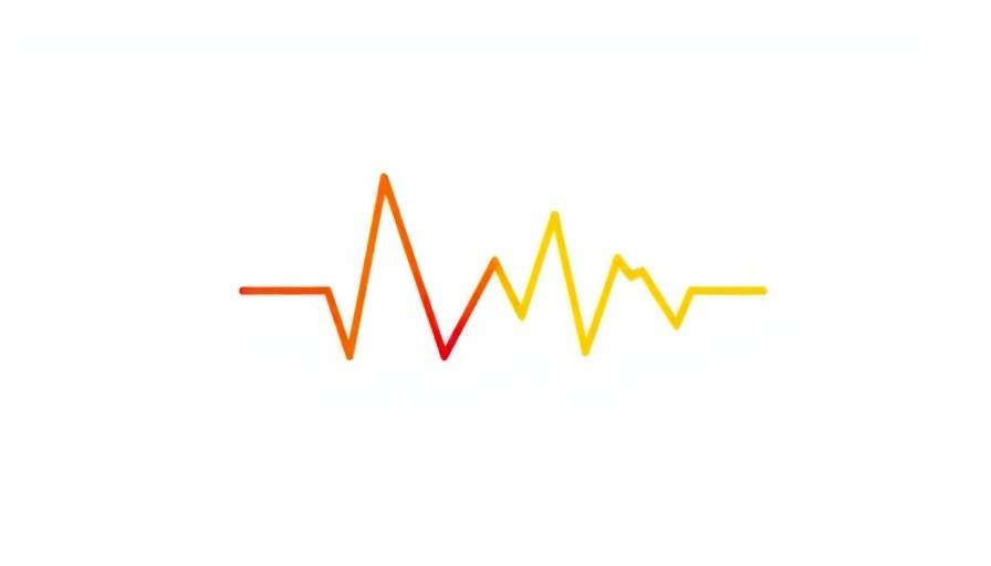 Health logo with stylized heartbeat line on white background.