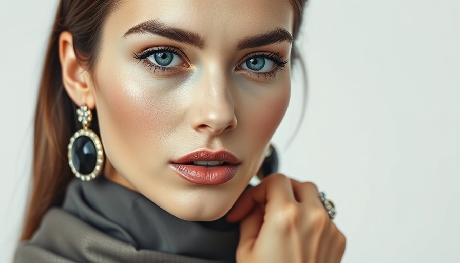 Elegantly styled woman showcasing serenity, best eye-tightening creams 2025 inspiration.