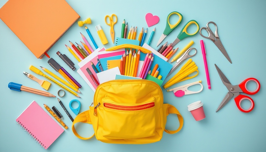 School supplies for Texas Sales Tax-Free Weekend 2025