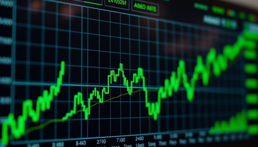 Mortgage rates hit new low on financial dashboard graph.