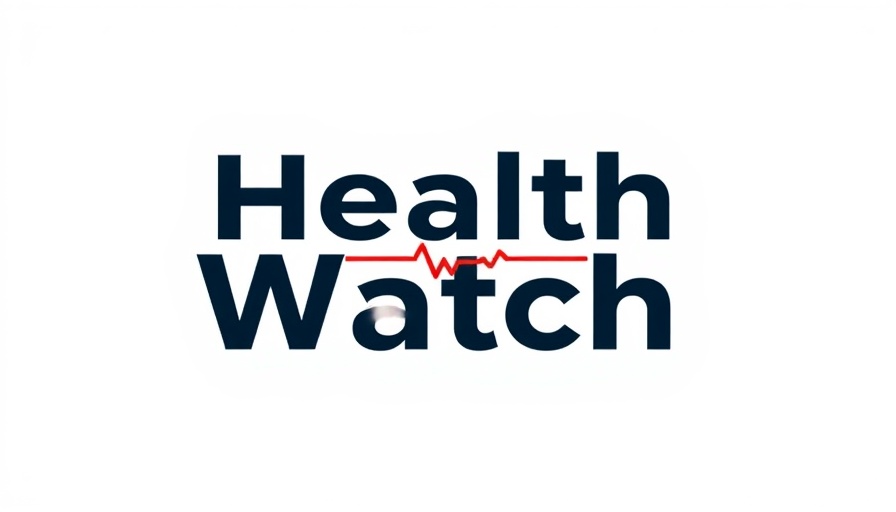 Health Watch logo with heartbeat line and text.