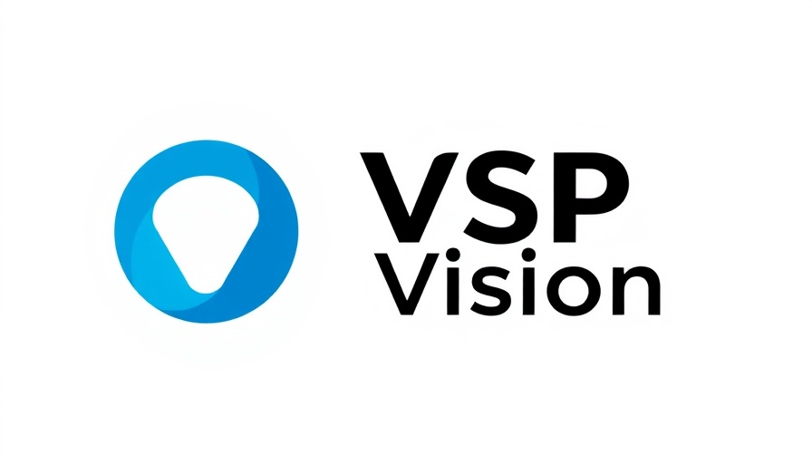 VSP Vision logo in blue and black on white background.