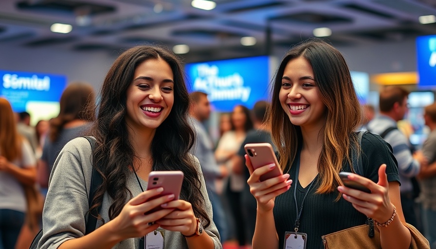Friendly young women at event with '90's sitcom celebrity smiles' game.