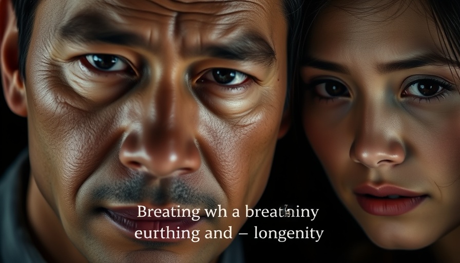 Enhance Mitochondrial Health for Longevity: Individuals with text on breathing.