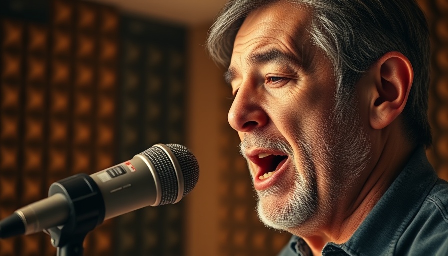 Middle-aged man discussing health optimization in a studio setting.