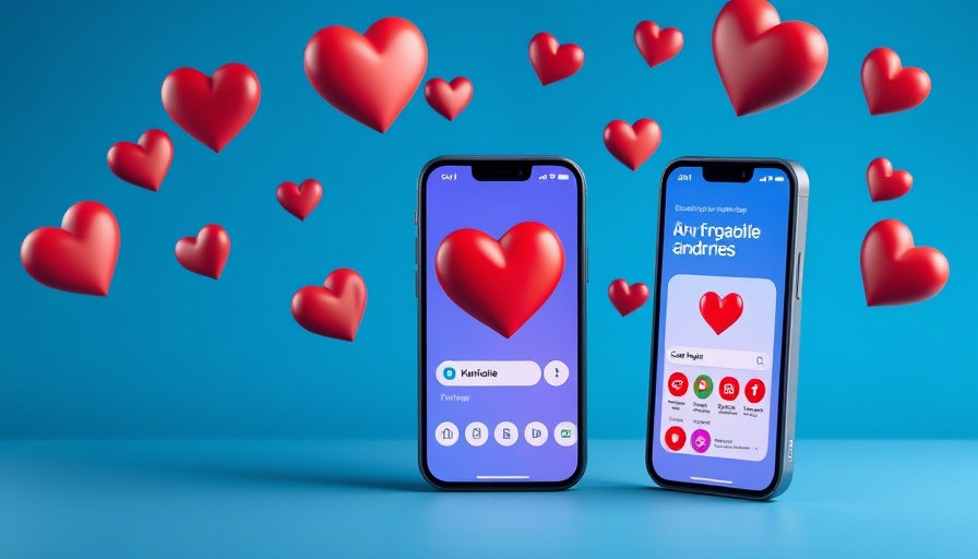 Modern nonprofit fundraising technology depicted on smartphone screens.