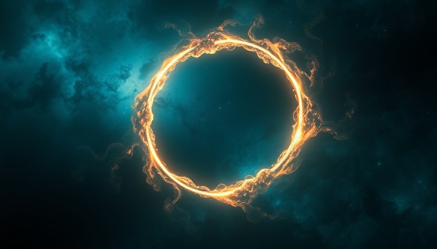 Unity Consciousness visualized as a cosmic dark void.