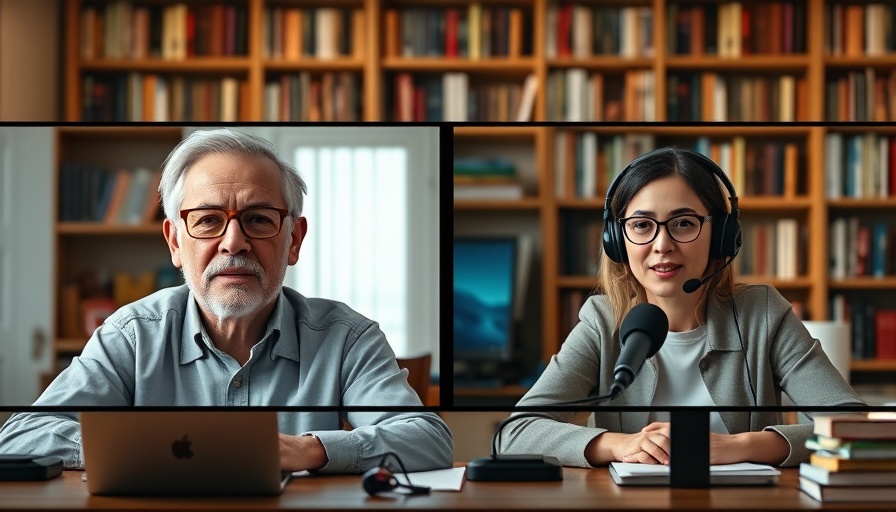 Video call discussing health warnings about technology in home offices.