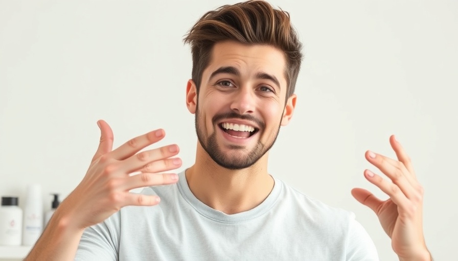 Hair restoration solutions discussion with split-screen comparison.