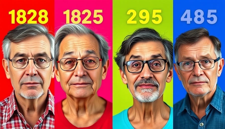Vibrant middle-aged individuals highlighting longevity science.