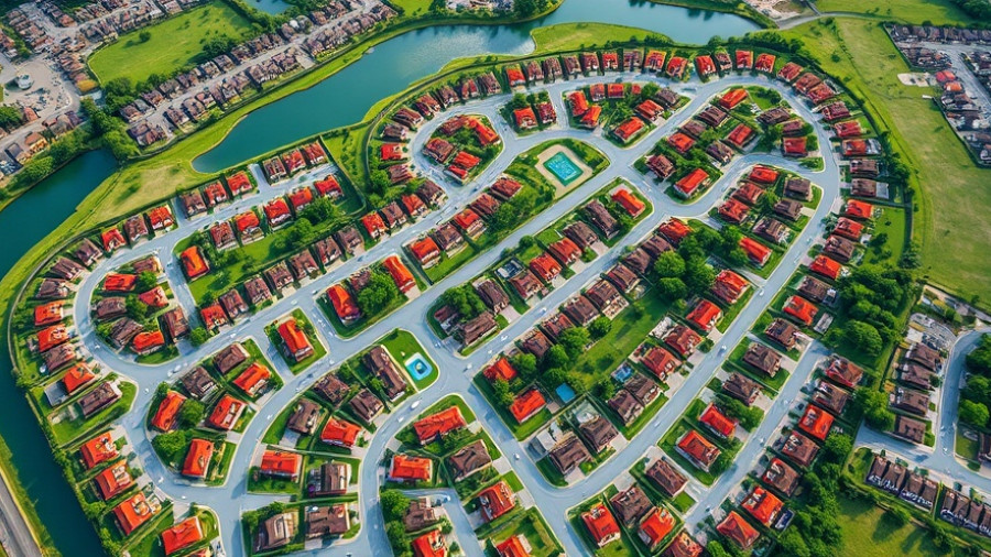 Detailed map of Northwest Houston new home communities.