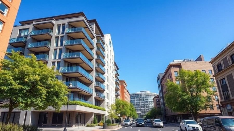 Montrose apartment construction in urban setting
