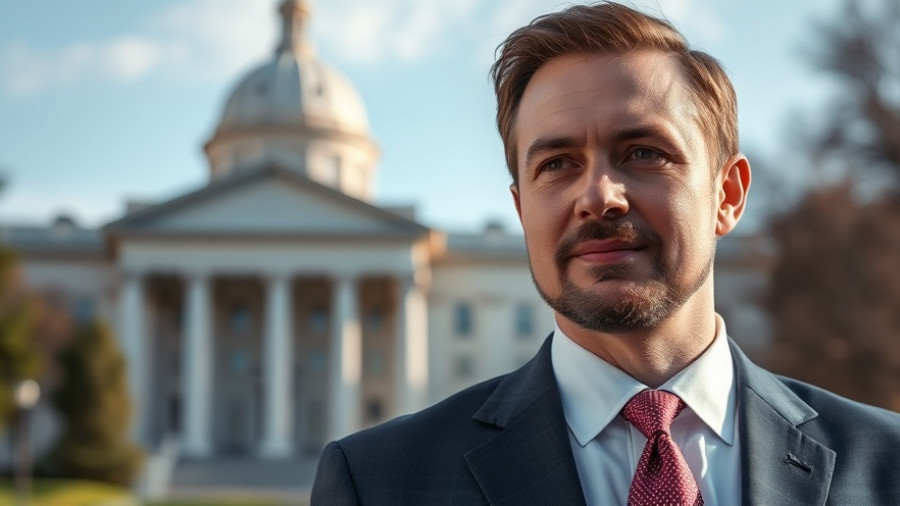 Professional image of a man in a suit highlighting real estate expertise.