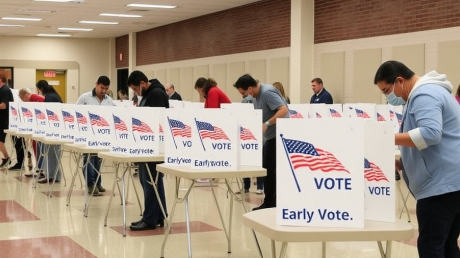Over 79,600 early votes cast in Harris County during first week of early voting, down sharply from 2024