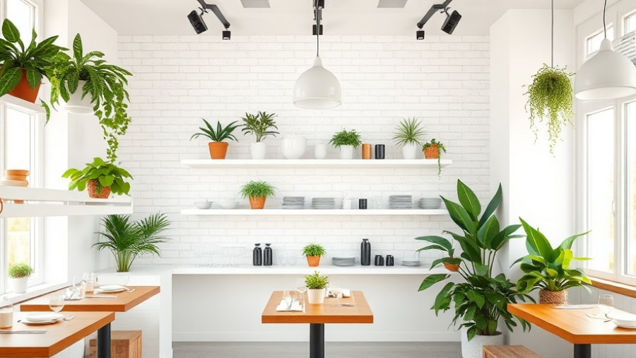 Modern Austin restaurant opening with minimalist decor and vibrant plants.