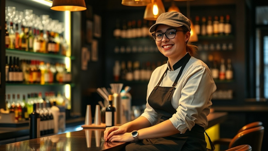 Waldorf Astoria Texas Hill Country chef in an intimate bar setting.